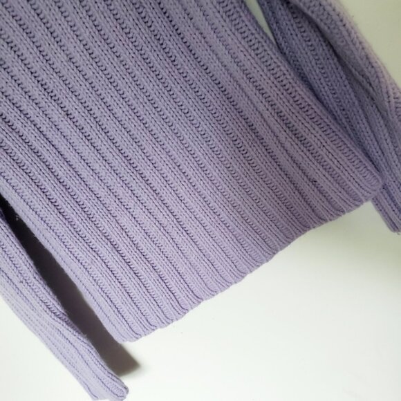 Express Lilac Turtleneck Pullover Sweater Size Large - Picture 5 of 9